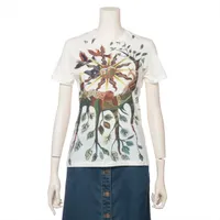 クリスチャンディオール コットン Tシャツ S レディース ホワイト クリスチャンディオール コットン Tシャツ S レディース