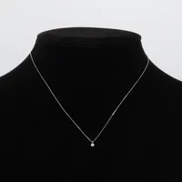 エテ ダイヤ ネックレス Pt850 1.0g 0.06 A3772814｜中古ブランド品 