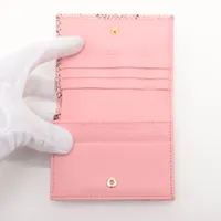 グッチ GGマーモント 456126 パイソンxレザー コンパクト