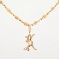 ローリーロドキン　ネックレス LARGE GOTHIC CROSS PENDANT Silver / Zirconia PENDANT