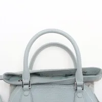Maison Margiela 5AC キャンバスレザー 2WAYハンドバッグ ブルー Maison Margiela 5ACミニ レザー/キャンバス 2wayバッグ