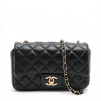 24AW【新サイズの18cm】◆CHANEL◆ミニマトラッセ ラムスキン シャネル マトラッセ ラムスキン 2WAYハンドバッグ ミニ