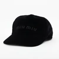 ミュウミュウ 5HC179 キャップ S コットン ブラック Miu Miu 5HC179 Cap S Cotton Black | eBay