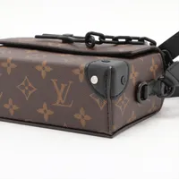 【マカサー キャンバスで魅せる】LV 縦型 Sロック ウォレット ヴィトン モノグラム マカサー スティーマー ウエアラブル
