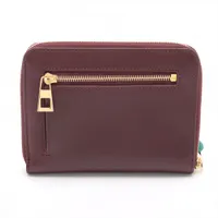 美品　ロエベ　ノット　コンパクトジップ　アラウンドウォレット　財布　オーク LOEWE ロエベ ノット コンパクト ジップアラウンド ウォレット