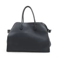 VINTAGE★ The Row ソフトマルゴー12 2WAYハンドバッグ ザロウ ソフトマルゴー12 レザー 2WAYハンドバッグ ブラック
