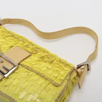 正規品 本物 内装綺麗 フェンディ マンマバケット バッグ イエローパイソン 正規品 本物 内装綺麗 フェンディ マンマバケット バッグ
