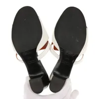 エルメス キャンディ レザー サンダル 36 1/2 レディース