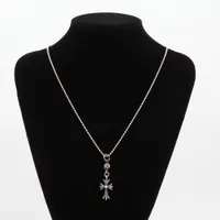 クロムハーツ 1ボールタイニーCHクロス ネックレス 925 15.8g