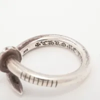 Chrome Hearts nail cross ball Ring 925 7.0g | eBay