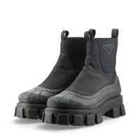★ プラダ　ショートブーツ　訳あり美品　★ PRADA プラダ ショートブーツ 1T192N 07I レディース レザー