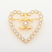 シャネル ゴールドプレート ユーガン ココマーク ブローチ 93A シャネル CHANEL 溶岩 ココマーク 93A ブローチ ゴールド WS9390