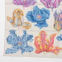 エルメス カレ90 Tulipomanie チューリップマニア スカーフ シルク