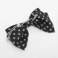 ◇バンダナ風デザイン◇『CHANEL』25C リボンバレッタ ch1004_1.jpg