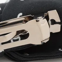 シャネル ココマーク リボン 25P バレッタ シルク ブラック