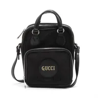 グッチ GGナイロン オフザグリッド ナイロンxレザー 2WAY