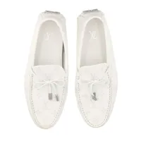 Louis Vuitton ホワイト ドライビィングシューズ　6 1/2 Louis Vuitton ホワイト ドライビィングシューズ 6 1/2 Louis