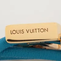 [SALE]ヴィトン Vuitton ブレスレット・LV ブルーム ブルー ヴィトン ブレスレットLVブルーム BC3234 ブレスレット GP×革