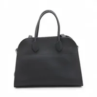 VINTAGE★ The Row ソフトマルゴー12 2WAYハンドバッグ ザロウ ソフトマルゴー12 レザー 2WAYハンドバッグ ブラック