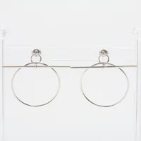エルメス ループMM ピアス(両耳用) 925 11.0g シルバー A3778691