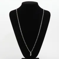 エルメス キュリオジテ ネックレス GP シルバー A3778764｜中古