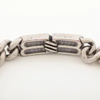 バレンシアガ インターロックBBロゴ ブレスレット GP シルバー