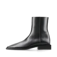 Margiela サイドジップブーツ　ブラック　型押しクロコ　レザー　サイズ36 Margiela サイドジップブーツブラック型押しクロコレザーサイズ36
