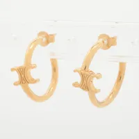 未使用級✨　セリーヌ　ピアス　アシメントリック　ゴールド　1123 未使用級✨ セリーヌ ピアス アシメントリック ゴールド 1123