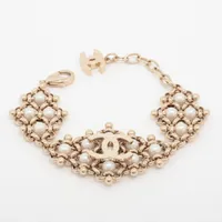 レア】美品 シャネル マドモアゼル ブレスレット GP ゴールド