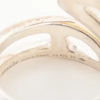 エルメス シェーヌダンクル パンク リング 53 925 9.1g シルバー