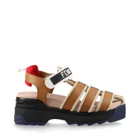 送料関税込★KHAITE★Aimee 35 レザーサンダル Aimee Flat Sandal in Black Leather – KHAITE