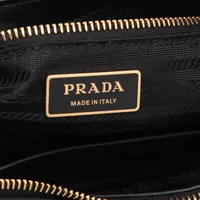 プラダ PRADA エメ テスート 1BC232 ワンショルダー カバン 肩掛け ショルダーバッグ ナイロン ブラック PRADA（プラダ） エメ テスート トライアングルロゴ ワンショルダー
