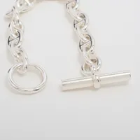 エルメス シェーヌダンクルPM ブレスレット 16コマ 925 34.5g