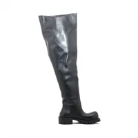 ‼️最終超限定お値下げ‼️【バレンシアガ】　ロングブーツ BALENCIAGA(バレンシアガ) レザーブーツ616349 616349 ブラック