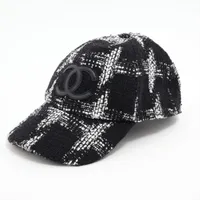 国内在庫あり★シャネル ブラック ツイード キャップ 有名人多数着用♪】CHANEL☆ ツイード キャップ 帽子 (CHANEL