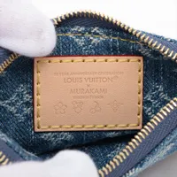 ルイヴィトン LV × TM ポシェット　クレ　ケース　村上隆　デニム ルイヴィトン LV × TM ポシェット クレ ケース 村上隆 デニム