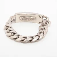 Chrome Hearts ID Bracelet 925 126.2g Floral heart 13 links | eBay