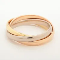 カルティエ トリニティ リング 750(YG×PG×WG) 6.2g 52 A3783346