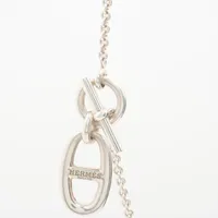 【美品】HERMES エルメス　シェーヌダンクル　アミュレット ネックレス エルメス シェーヌダンクル アミュレット ネックレス 925 9.7g