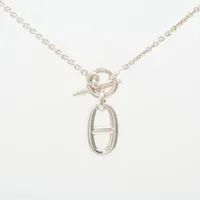 ☆モダン アクセントに HERMES ネックレス シェーヌ エルメス シェーヌダンクル ネックレス/チョーカー｜中古