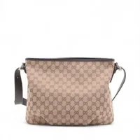 グッチ GG キャンバス レザー ショルダー バッグ マチ 無し ブラウン 楽天市場】【バッグ】GUCCI グッチ GGキャンバス シェリーライン