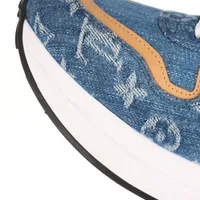 ヴィトン ネオランアウェイライン 23年 デニム スニーカー 38 1/2