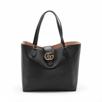 【未使用級】グッチ マイクロシマ レザー GG柄 トート ハンドバッグ ブラック Amazon | [グッチ] トートバッグ レディース 449647 レザー