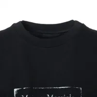 メゾンマルジェラ 25SS コットン Tシャツ XS ユニセックス ブラック