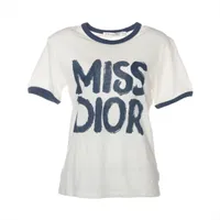 美品　DIOR　J'ADIOR　Tシャツ　22ss　リネン　ブラック　XS クリスチャンディオール J'ADIOR リネン Tシャツ XS レディース