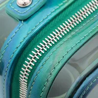 CHANELバニティ シャネル CCフィリグリー ビニールxパテントレザー バニティ