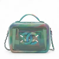 CHANEL シャネル クリア レインボー ホログラム バレッタ CHANEL シャネル クリア レインボー ホログラム バレッタ - ヘア