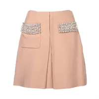 ◆大注目◆【MiuMiu】テクニカルファブリック スカート 三越伊勢丹 | MIU MIU/ミュウミュウ通販 | テクニカル チェック