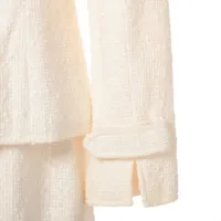 【ホワイトで清楚に♪】CHANEL キュロット Jacket - Cotton & silk, silk white — Fashion | CHANEL