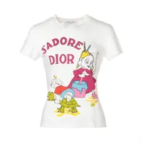 クリスチャンディオール ガリアーノ期 コットン Tシャツ F38